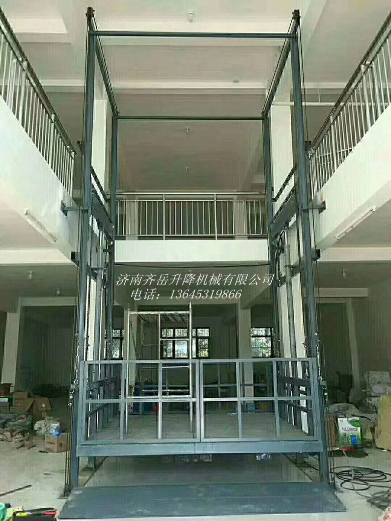 导轨式升降平台