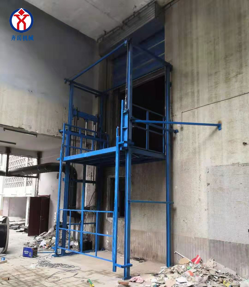 河南濮阳二层货梯安装验收